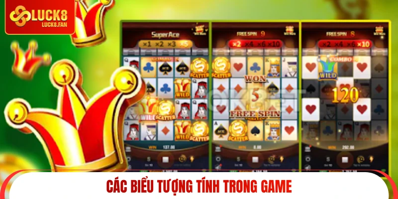 Các biểu tượng tính trong game