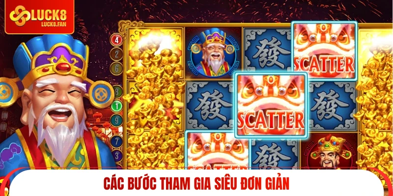 Các bước tham gia siêu đơn giản