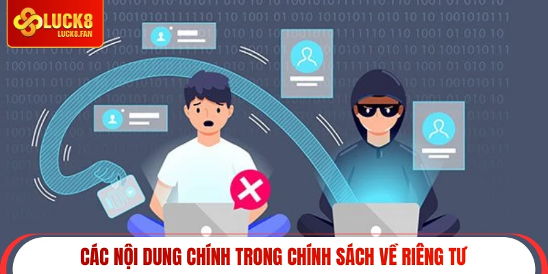 Các nội dung chính trong chính sách về riêng tư